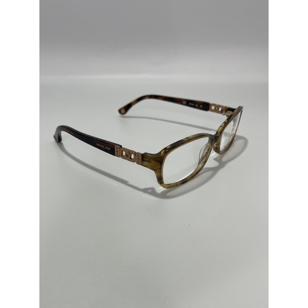 Michael Kors Eyeglasses MK217 226 Brown Horn Rectangular Frame 54 - 16 - 130